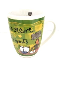 My Job Is Secure Nobody Wants It Mug H&H Porcelain NEW 3891 - Picture 1 of 7