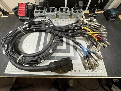 Rapco 56 Ch Fanout, Female Multipin, 48 XLR Male, 8 XLR Female - Image 1 of 4