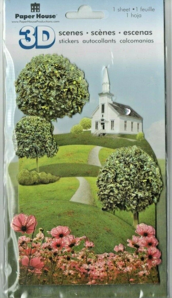 Paper House 3D BODA pegatinas temáticas variedades ~ ¡HERMOSAS!!~U PICK~¡Envío rápido! Foto 1 de 1