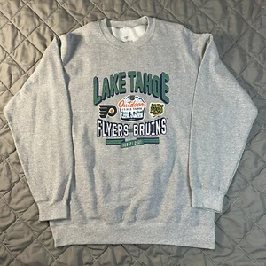 Fanatics Philadelphia Flyers Sweatshirt Mens XL Gray Boston Bruins Lake Tahoe - Picture 1 of 7