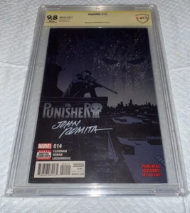 PUNISHER #14 CBCS 9.8 SS FIRMADO JOHN ROMITA SR (firmado por Punisher Creator - Imagen 1 de 12