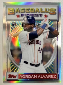 2020 Topps Finest Flashbacks Yordan Alvarez Rookie Refractor /50? Astros - Picture 1 of 2