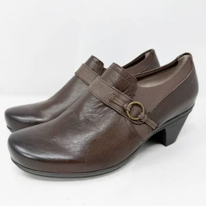 Abeo Raine Damen braun Leder hochhackige Pumps Slipper Größe 8,5 N - Bild 1 von 9