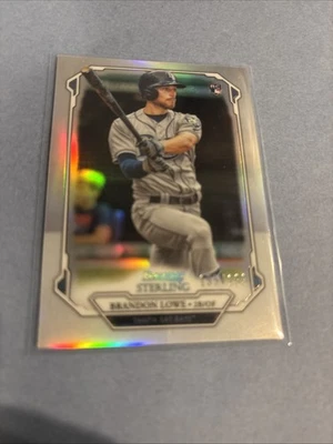 2019 Bowman Sterling - Rookie Brandon Lowe #BSR-55 Refractor /199 (RC) - Image 1 of 2