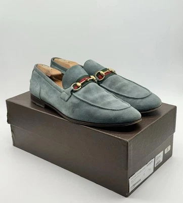 Mocasín Gucci 1953 Horsebit - gamuza azul - talla 12uk/13us Foto 1 de 4