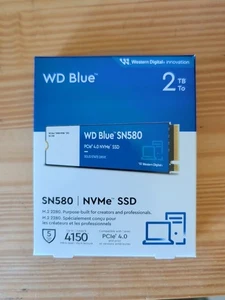 Western Digital WD Blue SN580 2 TB M.2 NVMe SSD interno (WDS200T3B0E) - Foto 1 di 1