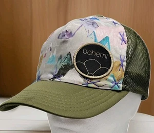 Blowfish Designs Bohemi Trucker Cap Mütze verstellbar Unisex. Grün Bunt. - Bild 1 von 7