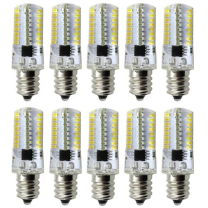 10pcs E12 Candelabra C7/T5 64-3014 LED Light Lamp Bulb Fit PQ1500S 3200K 120V - Picture 1 of 5