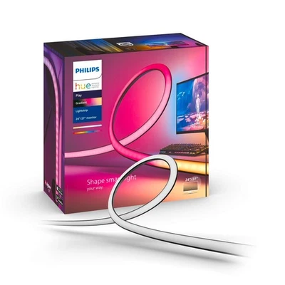 PHILIPS LED-Streifen Hue Play Gradient PC Lightstrip 24/27” Starter Kit NEU - Bild 1 von 4