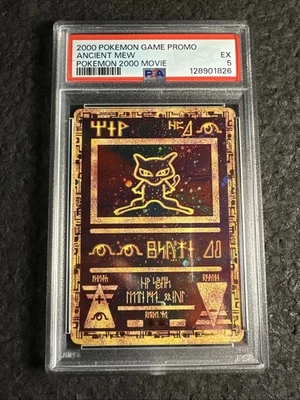 2000 Pokemon Game Promo Ancient Mew Pokemon 2000 Movie PSA 5 EX - Image 1 of 2