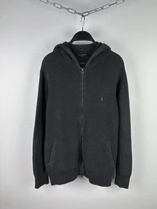 Allsaints Trias Waffle Knit Full Zip Casual Hoodie Men’s Size M - Picture 1 of 16