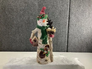 Stehender 11,5 Zoll Harz Weihnachten Wald Schneemann - Bild 1 von 13