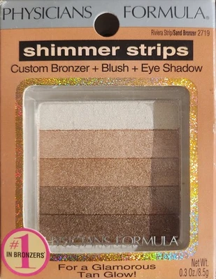 Physicians Formula Shimmer Strips Rivera Strip/ Sand Bronzer 2719! - Image 1 of 2