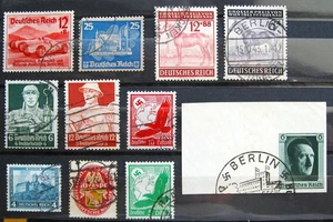 Germany Reich, selection of old used stamps - Picture 1 of 1