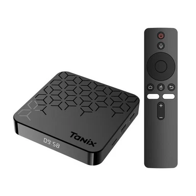 Tanix TX7 8K UHD Android 14 Smart TV Box mit Fernbedienung, Allwinner H728 Okt - Bild 1 von 4