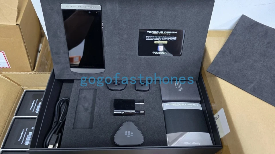 BlackBerry Porsche Design P'9982 WIFI 2GB+64GB Unlocked 4G SmartPhone+Retail BOX - Image 1 of 4