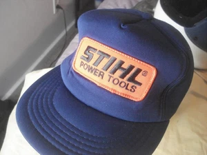 Gorra de béisbol vintage STIHL motosierras, ajuste a presión, ¡gran forma! - Imagen 1 de 2