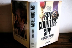 SPY COUNTER-SPY BY DUSKO POPOV 1974 HC/DJ 1ST ED/1ST PRINTING ~ WWII ESPIONAGE - Picture 1 of 6