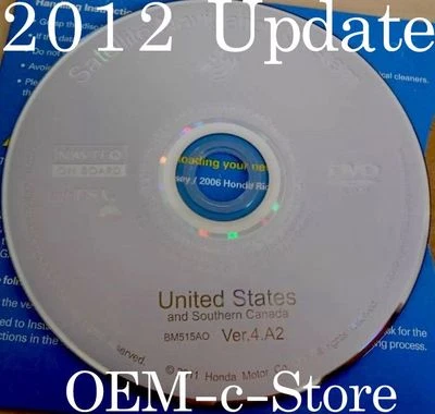 2012 Update 2007 2008 2009 2010 2011 2012 Honda Ridgeline Navigation OEM DVD Map - Image 1 of 3