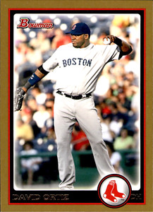 2010 Bowman David Ortiz Gold #73 