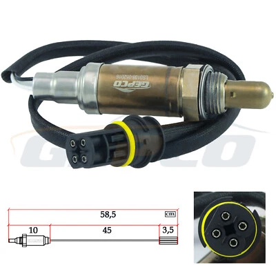 SONDA LAMBDA per MERCEDES C208 W210 SPRINTER VITO W163 BMW Z3 MAZDA XEDOS 9 PUCH - Immagine 1 di 3