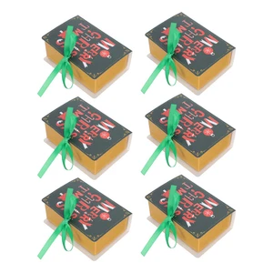 6PCS Creative Candy Box Holiday Goodie Boxes Christmas Candy Holder - Picture 1 of 12