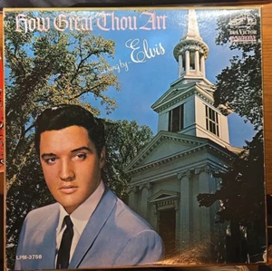 1967 original MONO LP album ELVIS PRESLEY How Great Thou Art LPM-3758 RARE  - Picture 1 of 2