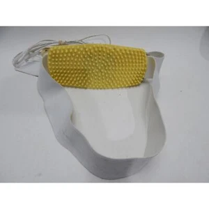 Unterer Rücken Elastischer Gürtel Massagegerät 2 Geschwindigkeiten Bauch Vintage Gelb - Bild 1 von 9