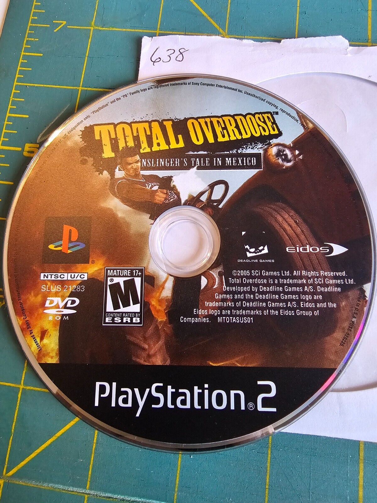 Total Overdose: A Gunslinger's Tale in Mexico (Sony PlayStation 2, 2005) PS2