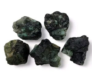 Smaragd grobe Kristalle in Matrix Brasilien 120,5 Gramm - Bild 1 von 1