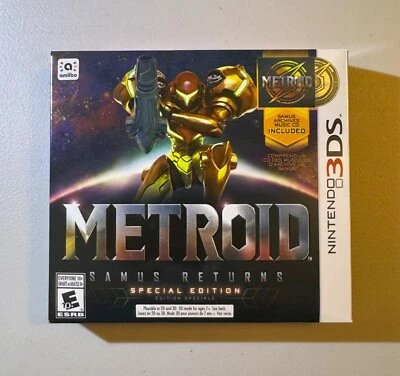 Nintendo 3DS - Metroid: Samus Returns 2017 - Edição Especial NOVO Na Caixa - Imagem 1 de 4