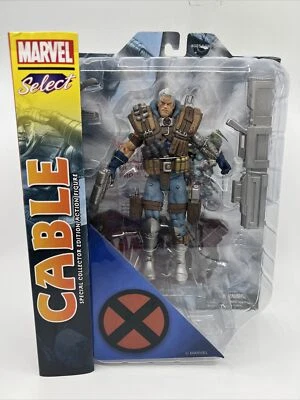 Cable Marvel Select 7” Action Figure Diamond Select Toys X-Force New S9 - Image 1 of 4