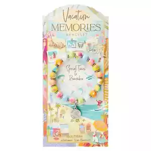 NUEVO JILZARAH Cuentas de Arcilla DESTINO COSTERO VACACIONES RECUERDOS 8 mm Pulsera - Imagen 1 de 2