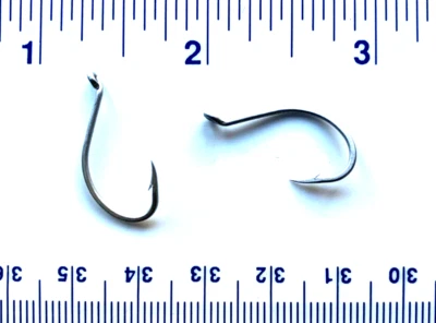 100 VMC 8299PS Permasteel Octopus Live Bait Hooks Size 2
