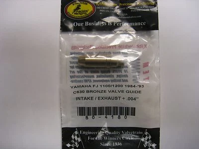 Yamaha FJ, FJ1100, FJ1200, XJ1300 .004 Guía de válvula de gran tamaño Kibblewhite 80-4180 Foto 1 de 4