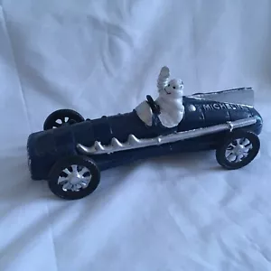 Michelin Man Race Car, Cast Iron Metal, Hotrod Ratrod, Goodyear, - Picture 1 of 11
