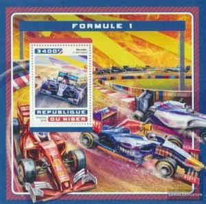 Níger bloque 641 (completa. edición.) nuevo con goma original 2016 Fórmula 1 - Imagen 1 de 1