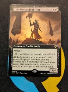 Lost Monarch of Ifnir Extended Art Rare Aetherdrift Commander MTG - Picture 1 of 3