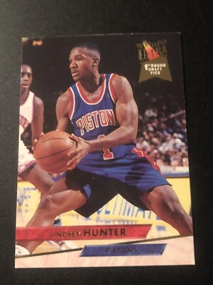 1993-94 Fleer Ultra Lindsey Hunter #244 Rookie RC - Image 1 of 2