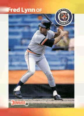 1989 Donruss #563 Fred Lynn - Image 1 of 2