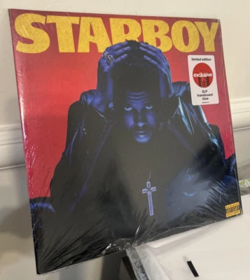The Weeknd - Starboy Translucent Blue Vinyl Record 2xLP Exclusive new sealed
