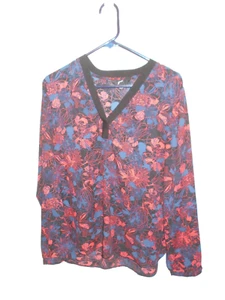 Gnw Womens XL Flower Dress Longsleeve Shirt - Picture 1 of 1