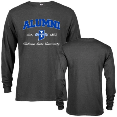 Indiana State University Indiana State Sycamores Alumni Logo Long Sleeve T-Shirt - Image 1 of 4