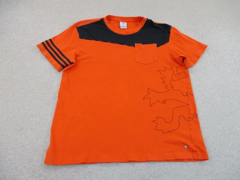 Manchester United Shirt Adult Extra Large Orange Soccer Football Futbol Men A26* Cover