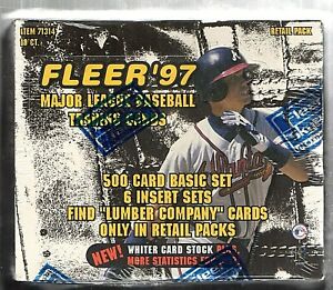 1997 Fleer Baseball Series 1 Factory Sealed Retail 18 CT. Box "Lumber Company"