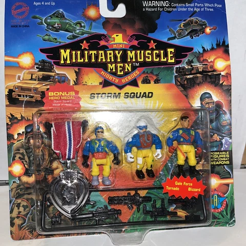 RARE Military Muscle Men Storm Squad NIP Sealed Cover