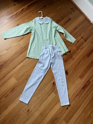 NUEVO SIN ETIQUETAS J. Bailey (Bailey Boys) Niñas Conjunto de 2 Piezas Top Columpio y Leggings 10 Foto 1 de 4