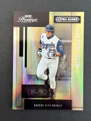 2004 Playoff Prestige Xtra Bases Black /75 - #92 Mike Sweeney - Image 1 of 2