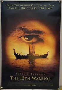 PÓSTER ORIGINAL DE UNA HOJA DE THE 13TH WARRIOR DS ANTONIO BANDERAS 1999 - Imagen 1 de 1