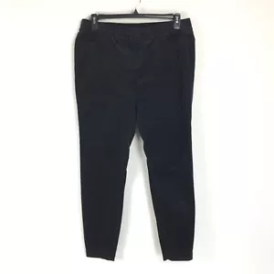 Eileen Fisher Pull-On Cordhose Damen Medium schwarz Stretch Karriere Freizeit - Bild 1 von 9